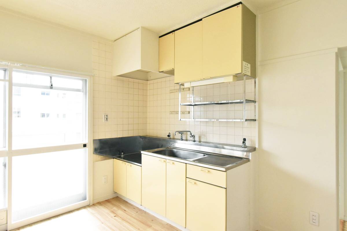 Dapur di Village House Matsuo di Iida-shi