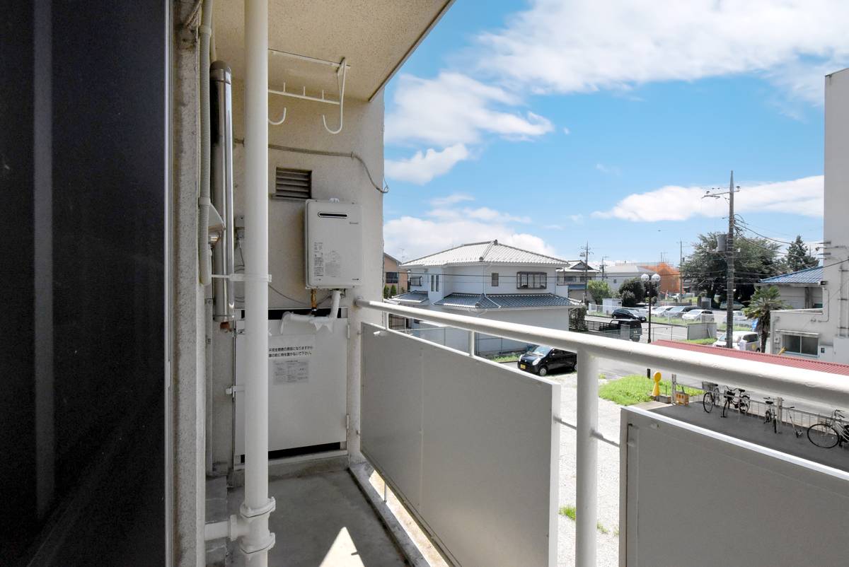藤岡市ビレッジハウス小林のバルコニー