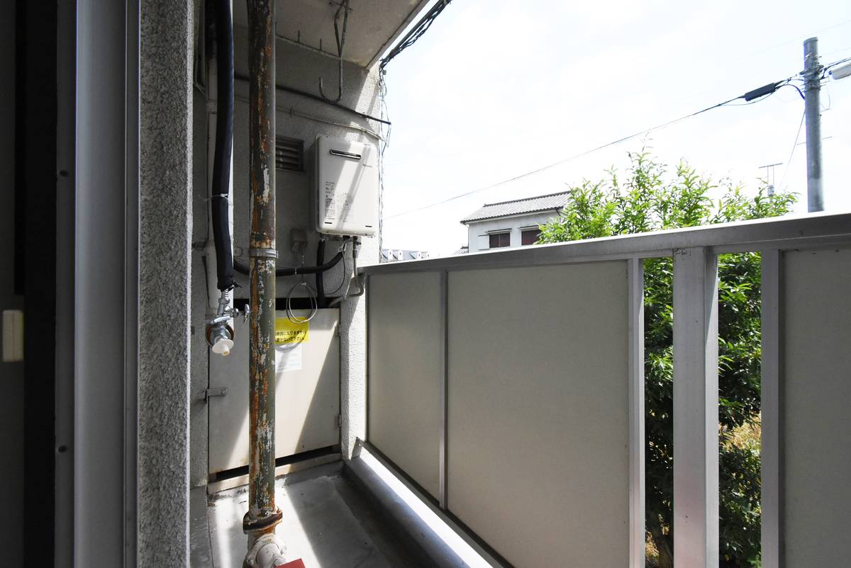 Balcony in Village House Moroyama in Iruma-gun