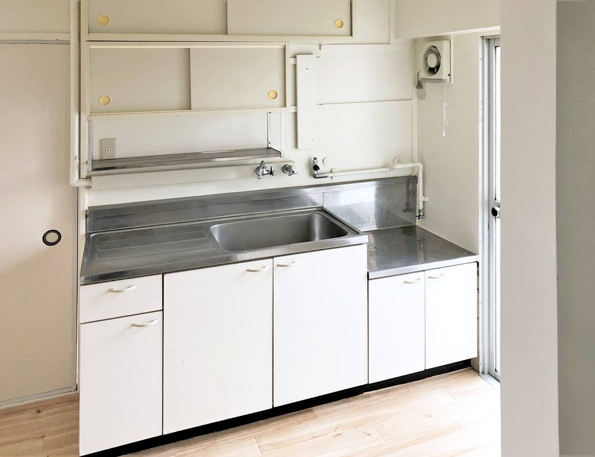 Hadano-shi मा Village House Togawa मा किचन