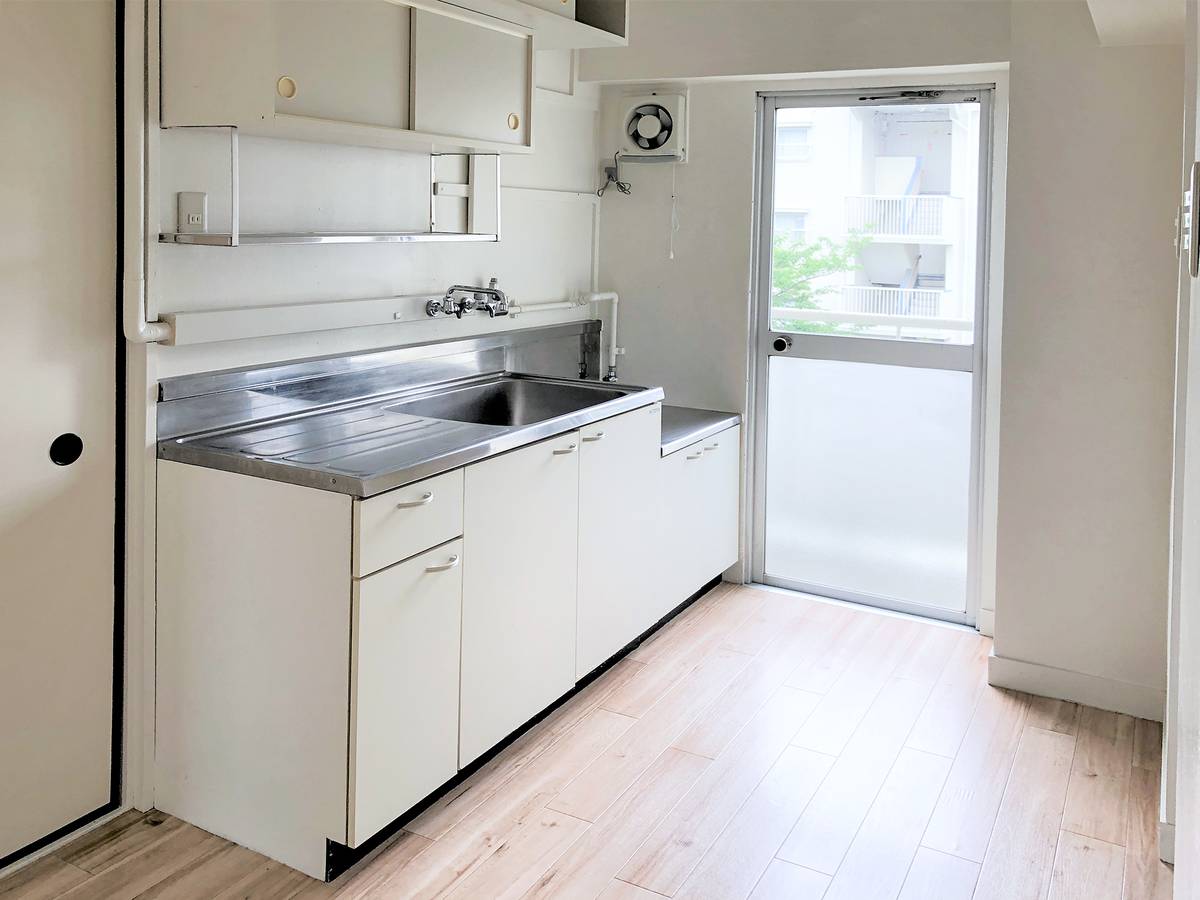 Hadano-shi मा Village House Togawa मा किचन