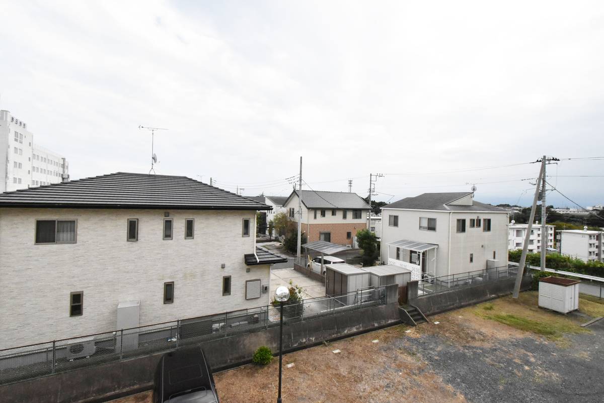 Tầm nhìn từ Village House Nakane ở Hitachinaka-shi