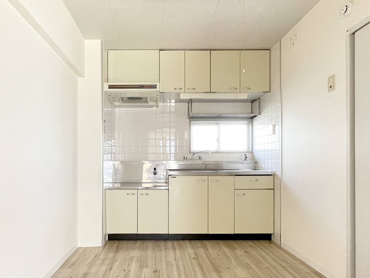 Khu vực bếp của Village House Hitachi ở Hitachi-shi