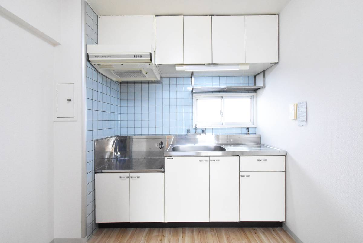 Cozinha de Village House Nakanuki em Tsuchiura-shi