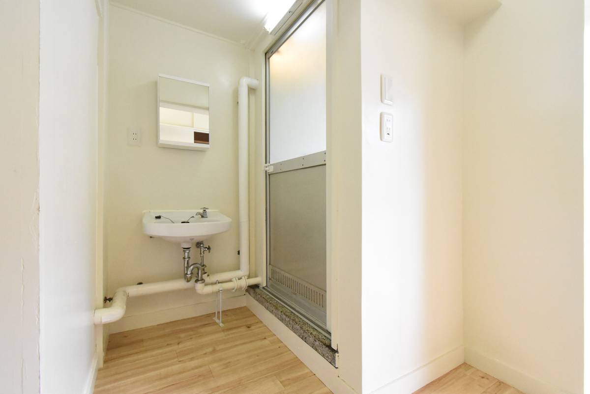 Lavabo de Village House Tamado em Chikusei-shi