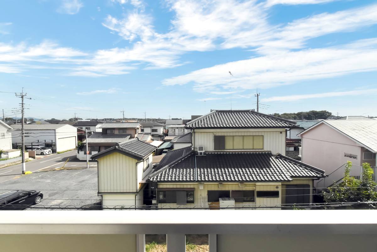 Tầm nhìn từ Village House Tamado ở Chikusei-shi