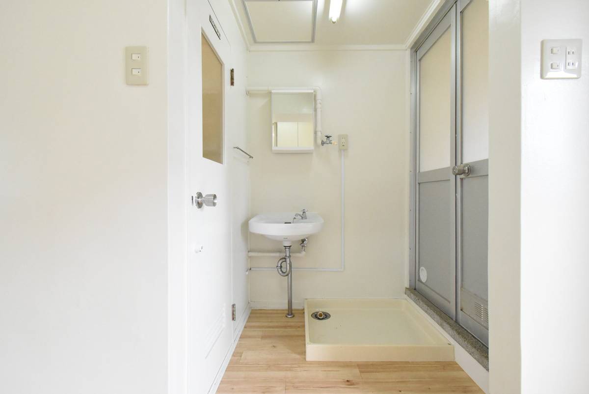 Lavabo de Village House Goshomiya em Chikusei-shi