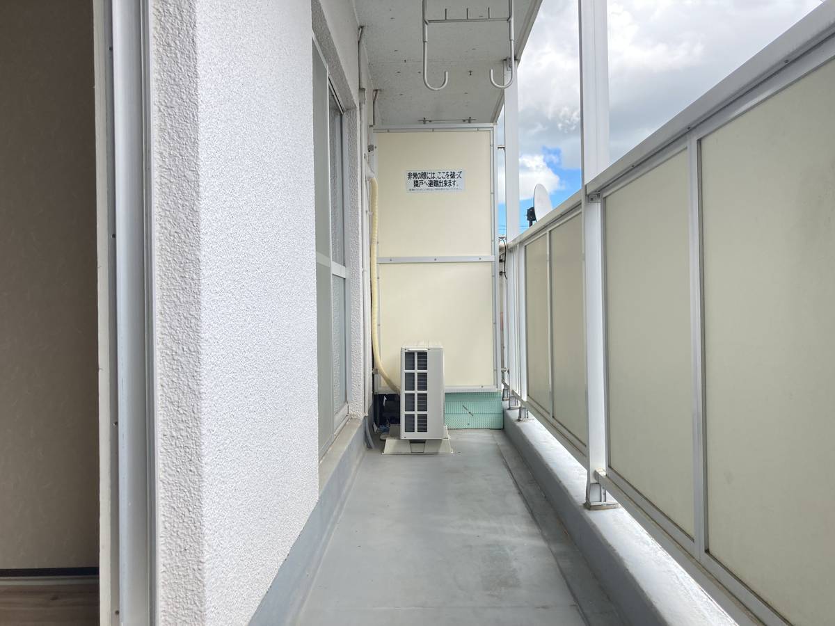 Balkon di Village House Daishuku di Toride-shi