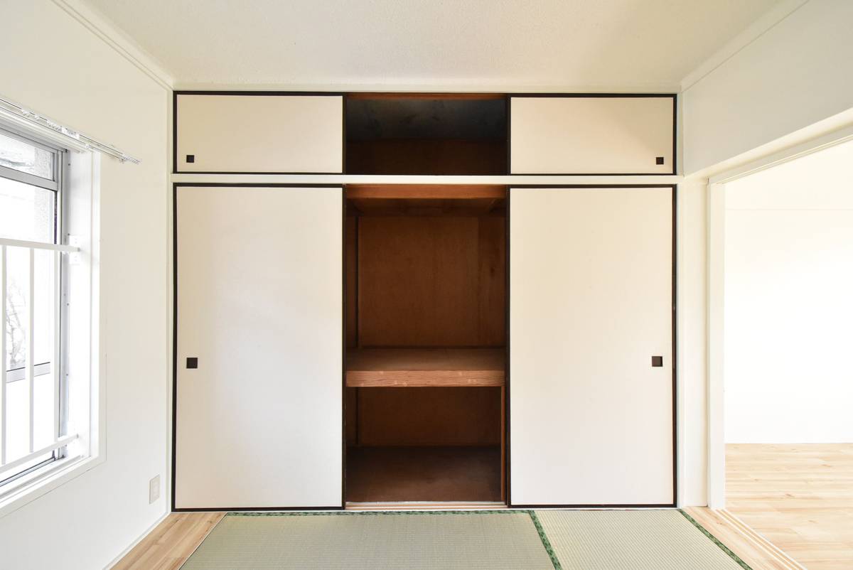 Storage Space in Village House Toyooka in Suzaka-shi