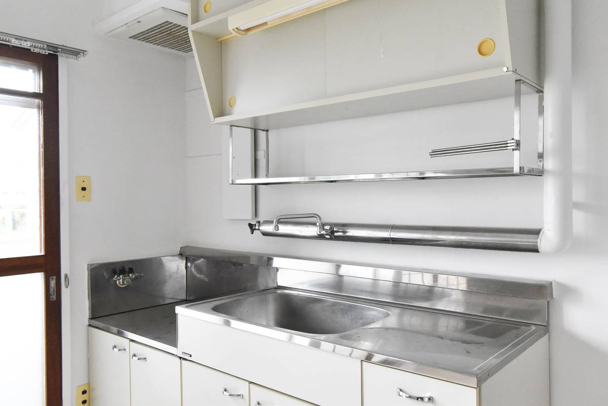 Khu vực bếp của Village House Nishinasuno ở Nasushiobara-shi