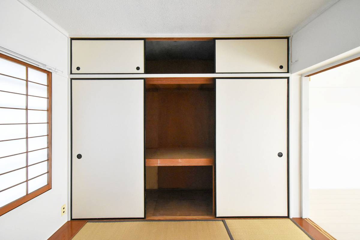 Khu vực chứa đồ của Village House Nishinasuno ở Nasushiobara-shi