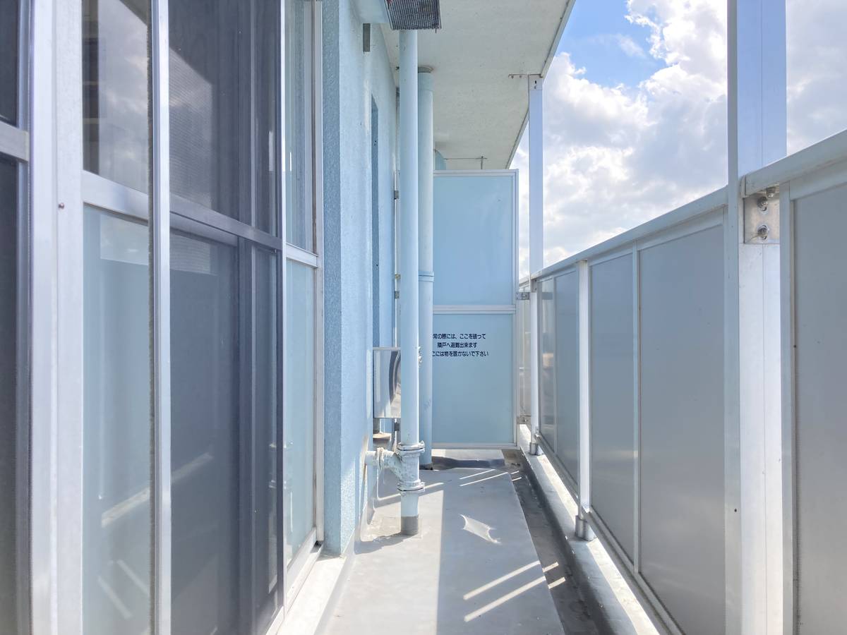 Balcony in Village House Ashikaga Hajika in Ashikaga-shi