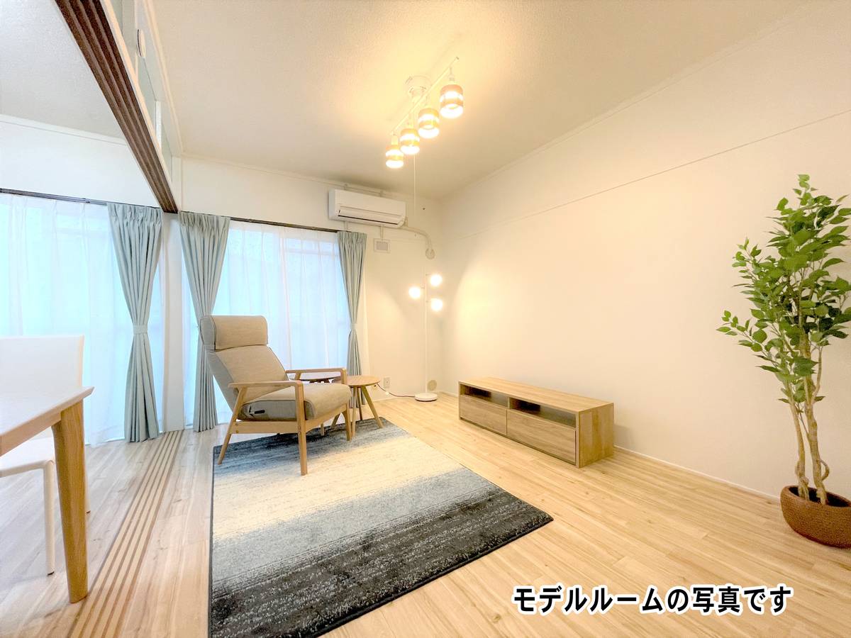 Living Room in Village House Futatsushima in Kitaibaraki-shi
