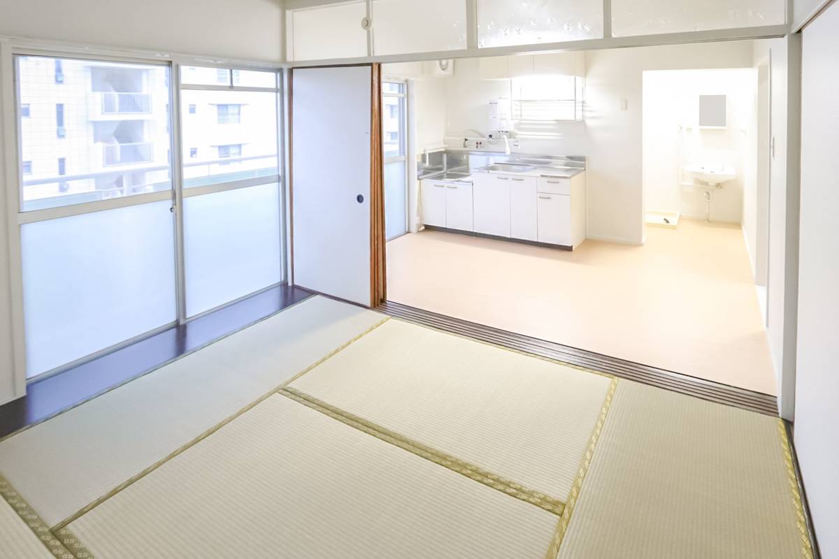 石岡市ビレッジハウス石岡のリビング