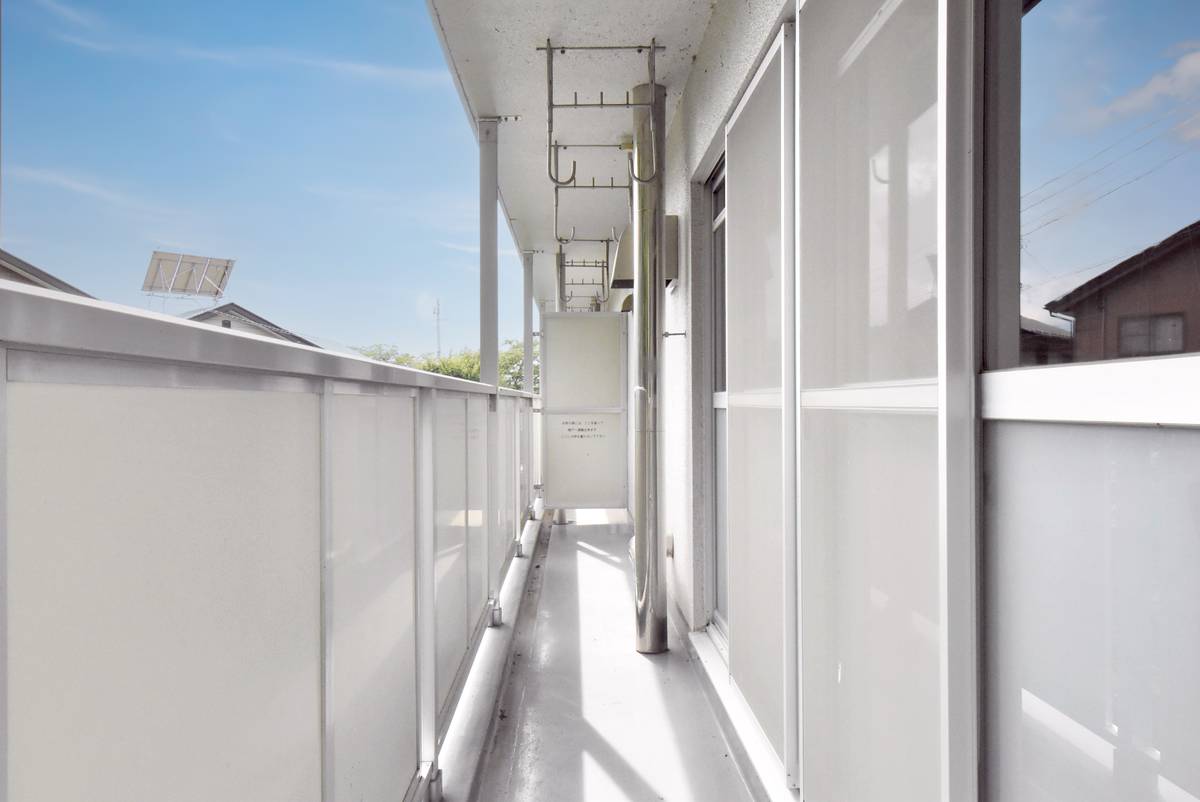 伊那市ビレッジハウス伊那福島のバルコニー