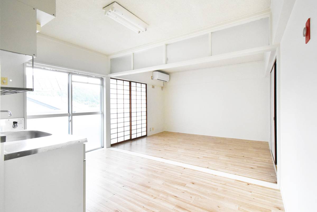 Living Room in Village House Ina Fukushima in Ina-shi