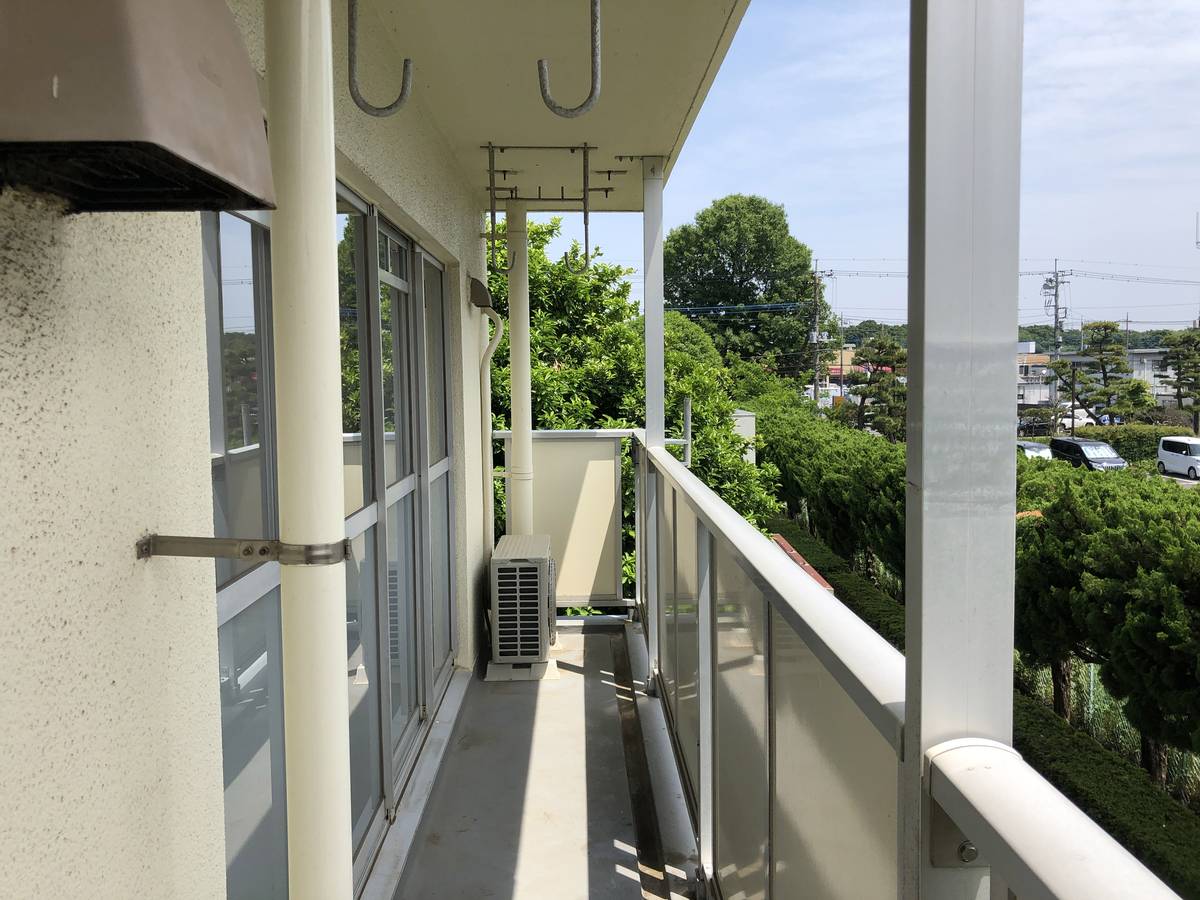 所沢市ビレッジハウス所沢のバルコニー