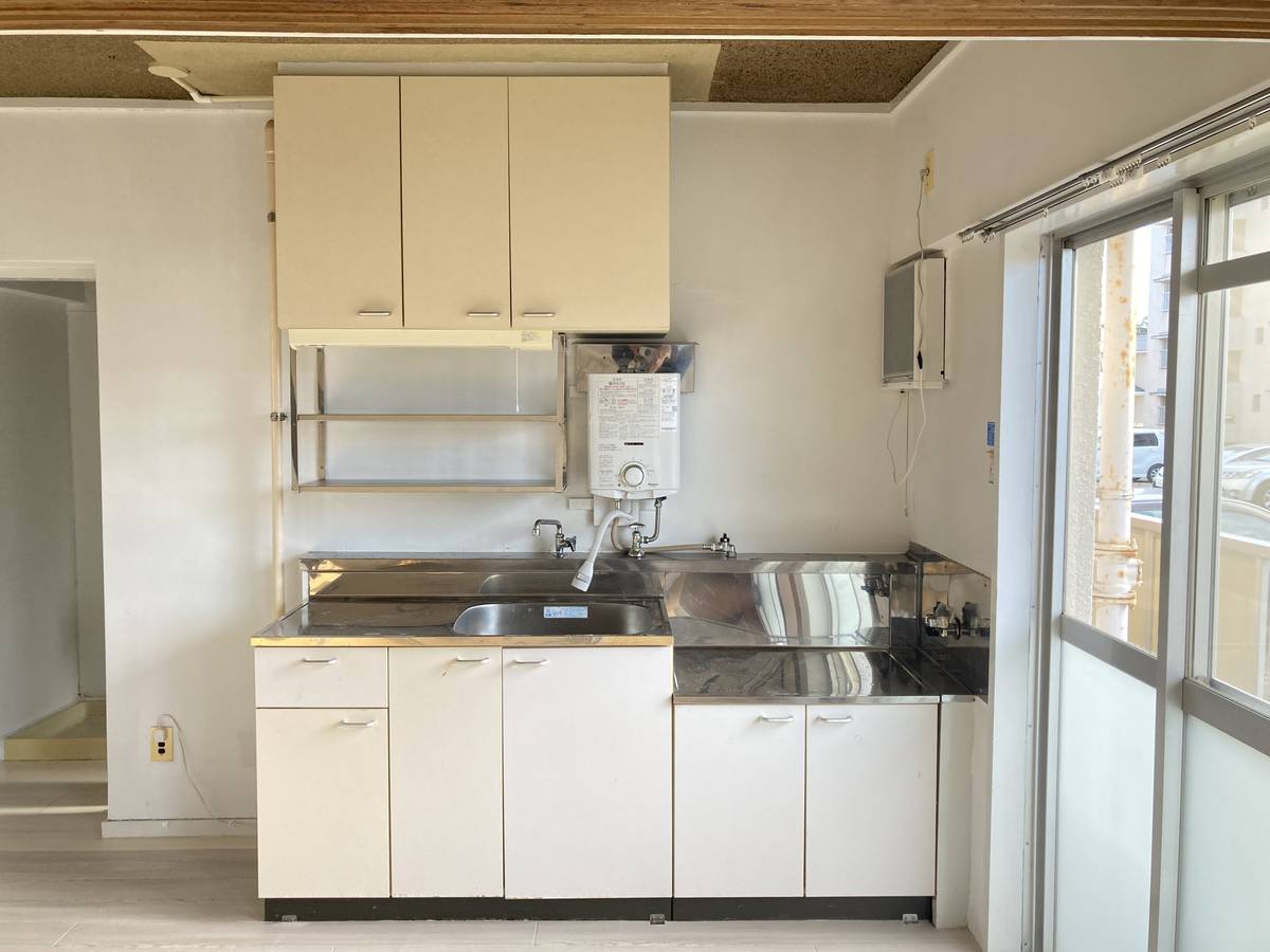 Khu vực bếp của Village House Ooho ở Tsukuba-shi