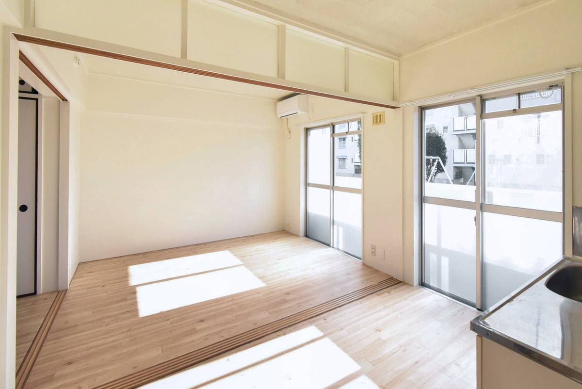 Phòng khách của Village House Ooho ở Tsukuba-shi