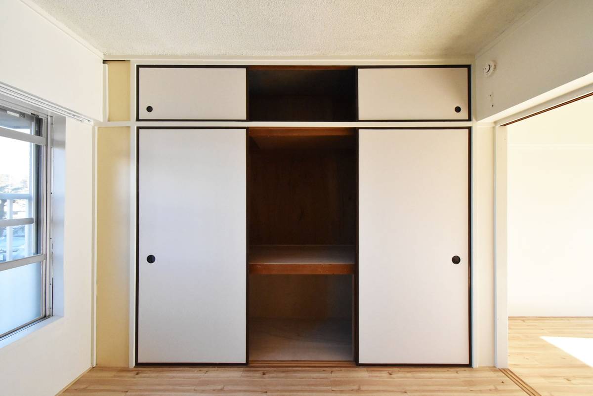 Khu vực chứa đồ của Village House Ooho ở Tsukuba-shi