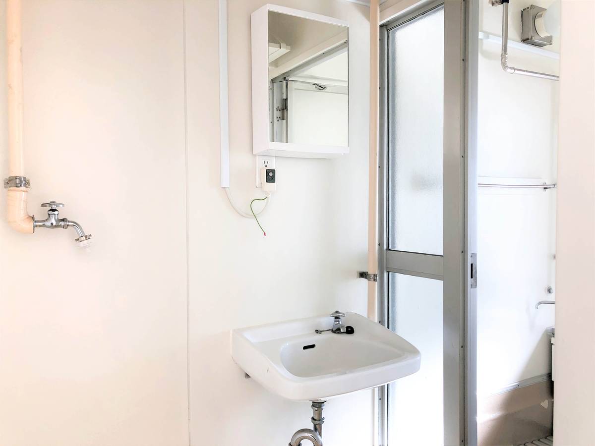 Bồn rửa mặt của Village House Ooho ở Tsukuba-shi