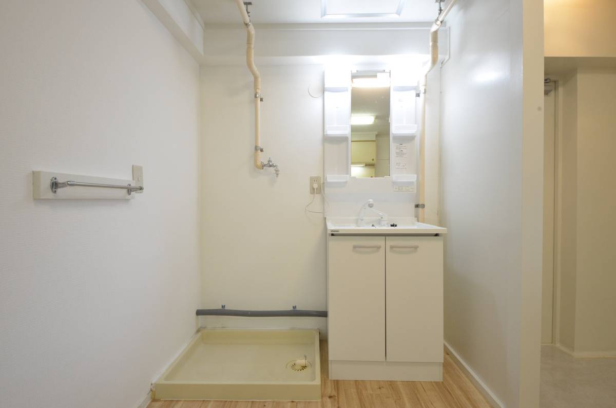 Bồn rửa mặt của Village House Ooho ở Tsukuba-shi