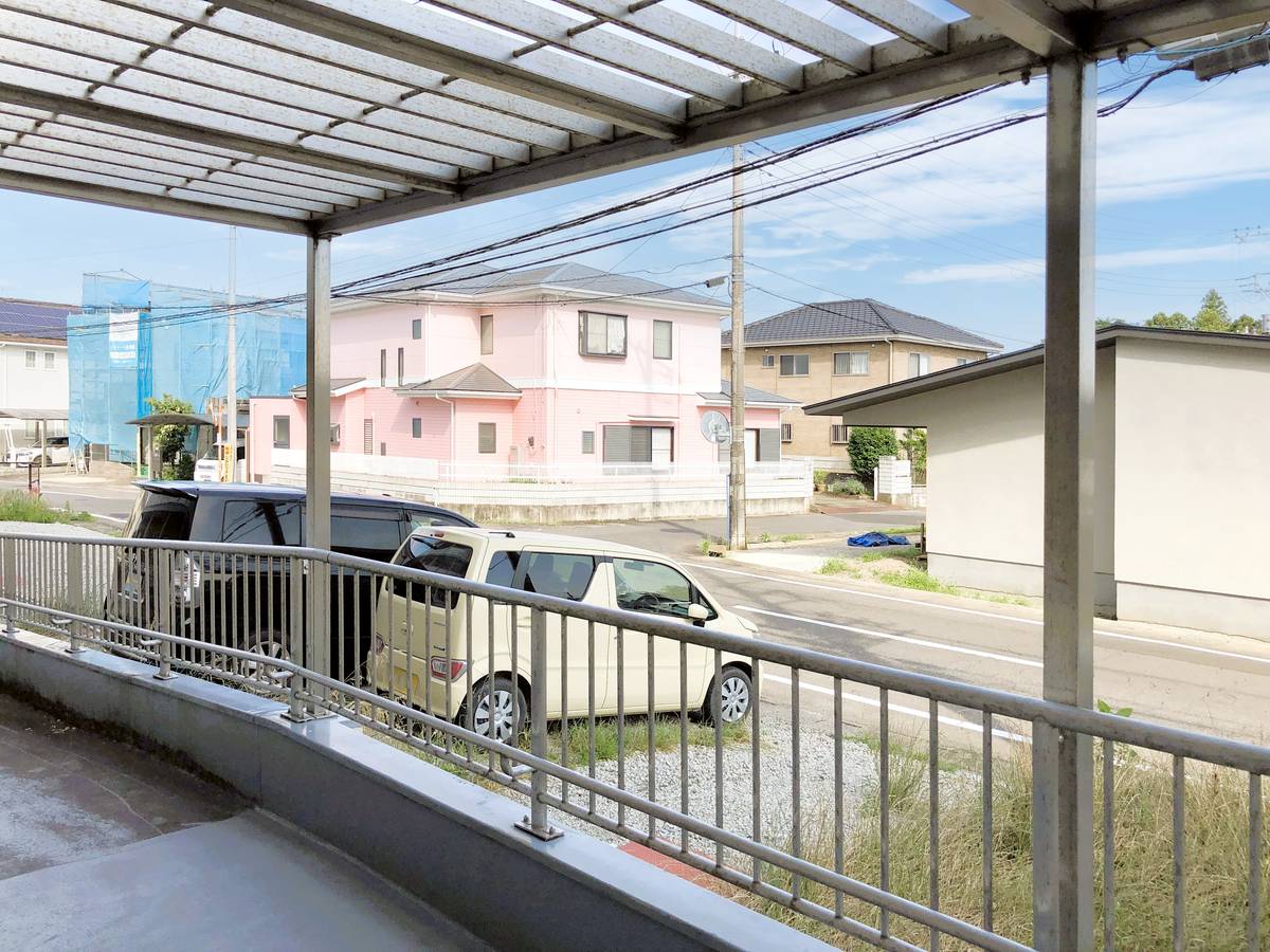 Tầm nhìn từ Village House Ooho ở Tsukuba-shi