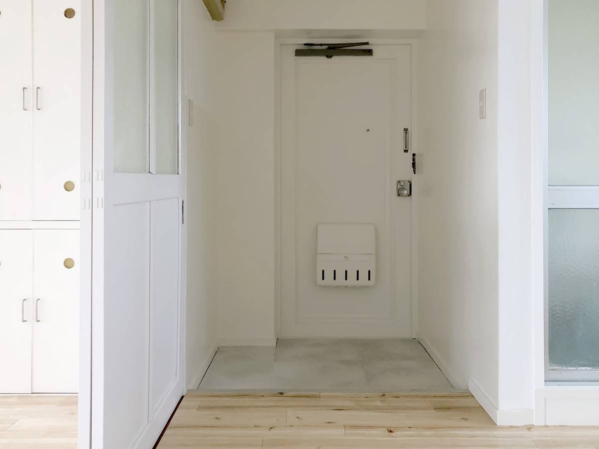 Khu vực cửa ra vào Village House Iwama ở Kasama-shi