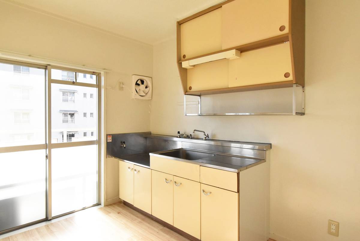 Dapur di Village House Yuuki Dai 2 di Yuki-shi