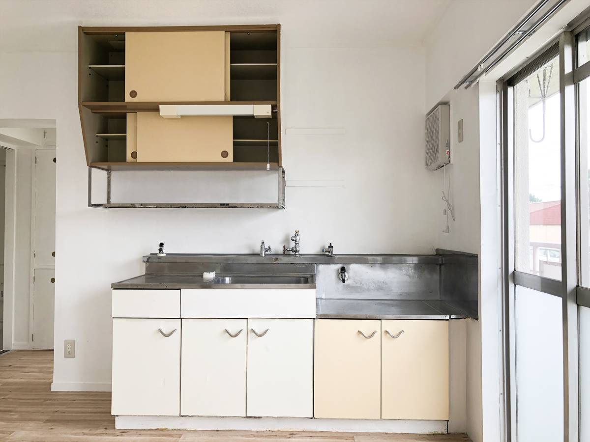 Dapur di Village House Yuuki Dai 2 di Yuki-shi