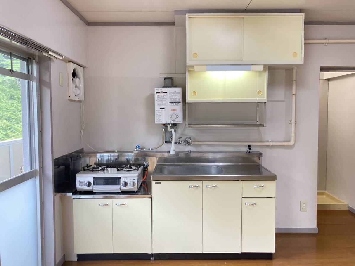 Cozinha de Village House Youkaichiba em Sosa-shi