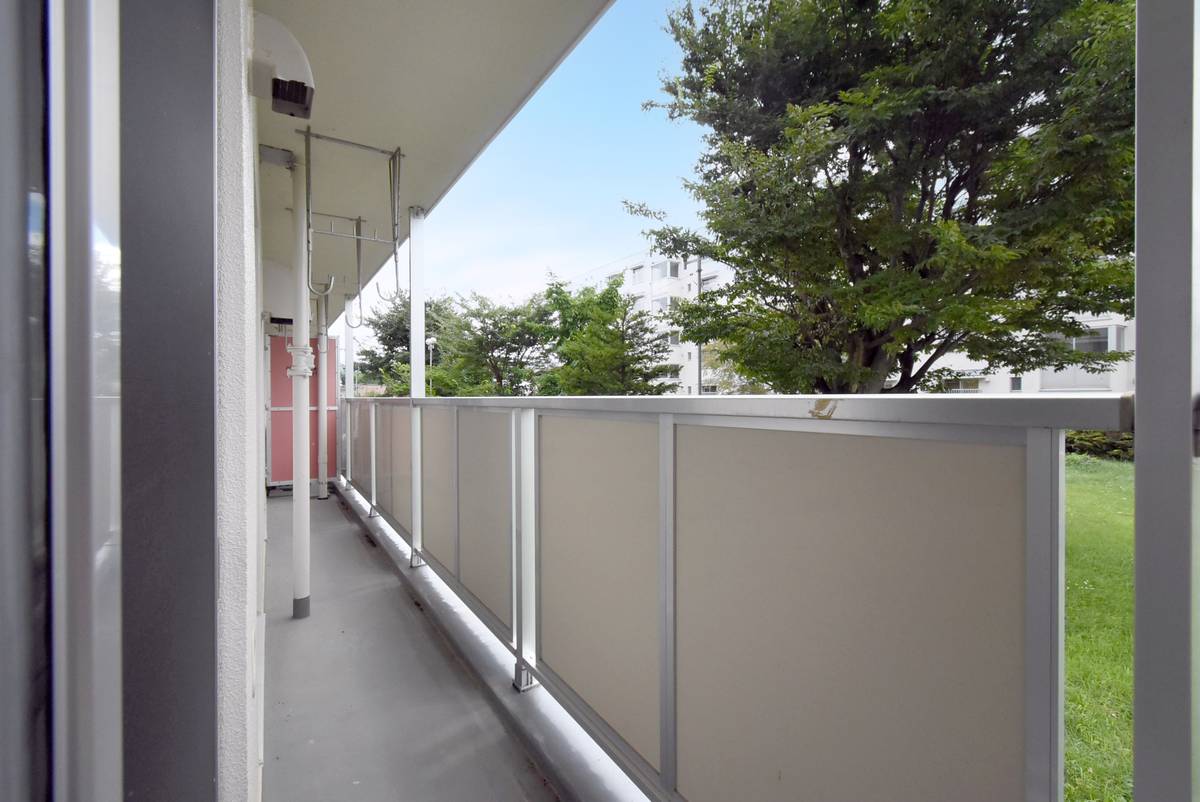佐久市ビレッジハウス中込のバルコニー