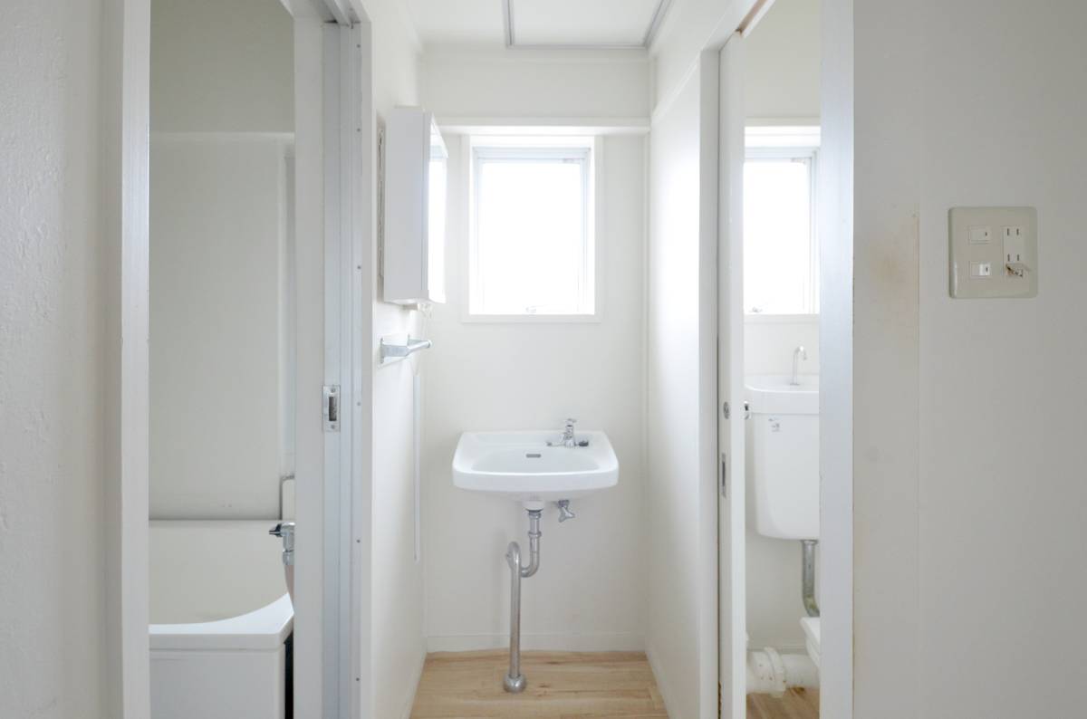 Bồn rửa mặt của Village House Kibougaoka ở Nagaoka-shi