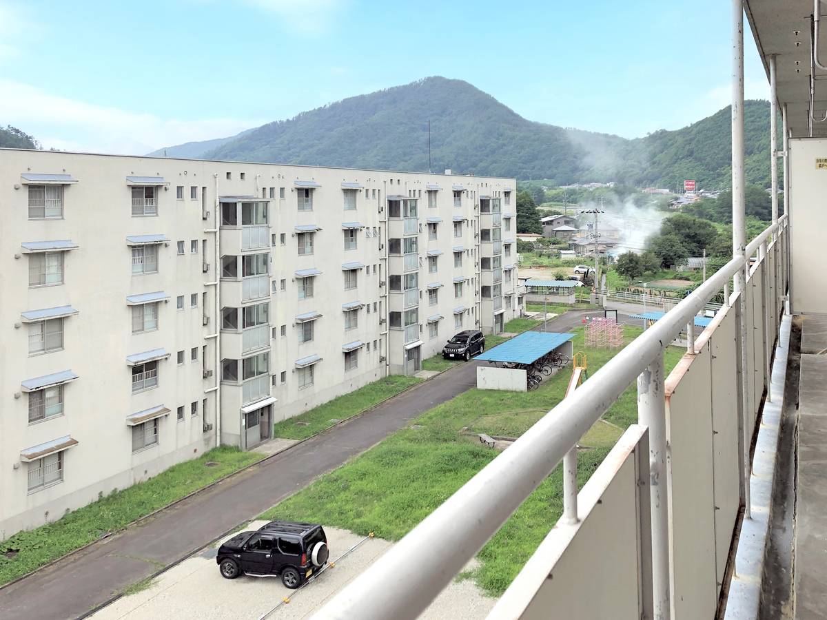 上田市ビレッジハウス丸子の眺望