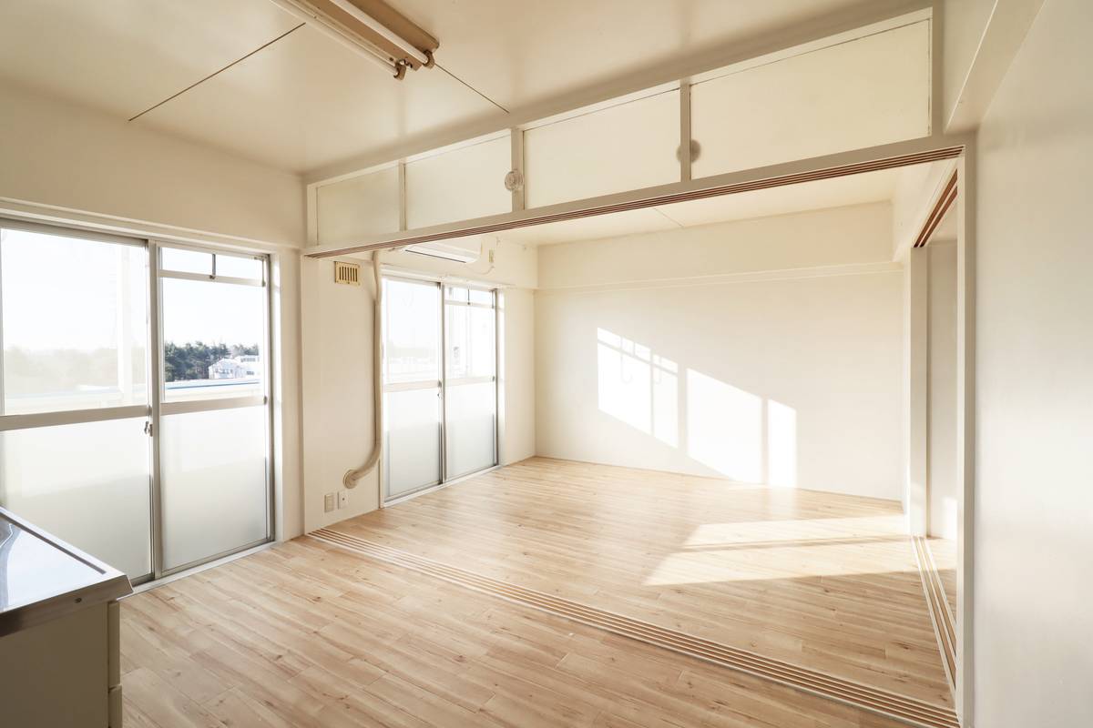 龍ケ崎市ビレッジハウス奈戸岡のリビング