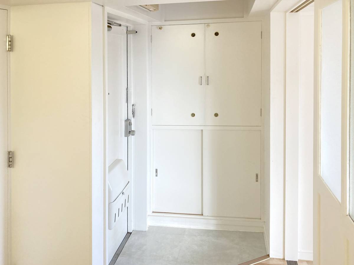 佐野市ビレッジハウス佐野菊川の玄関