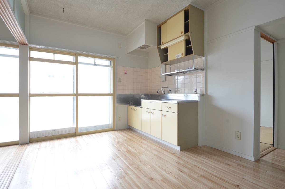 Kitchen in Village House Koshiji in Nagaoka-shi
