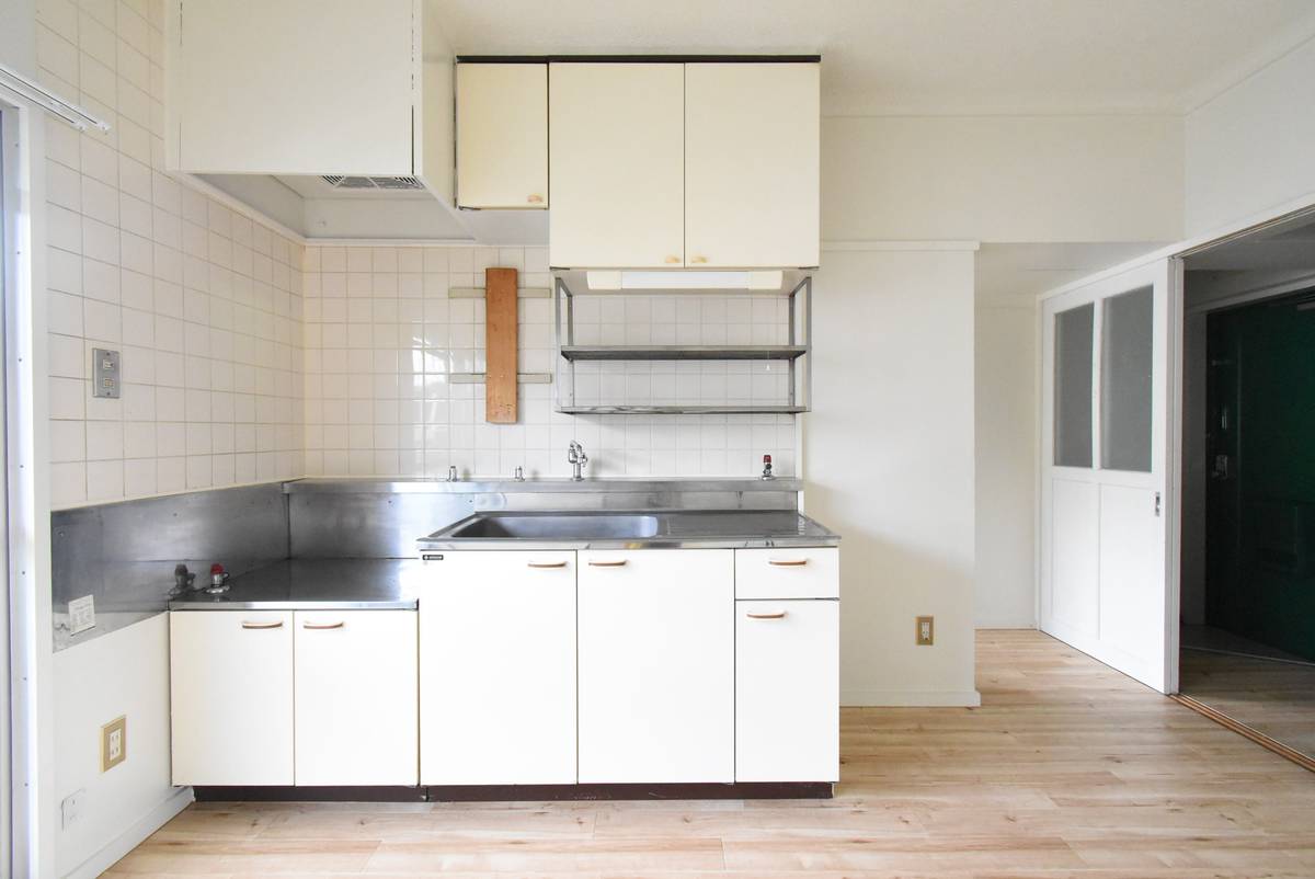 Kawachi-gun ရှိ Village House Kaminokawaminami ၏ မီးဖိုချောင်