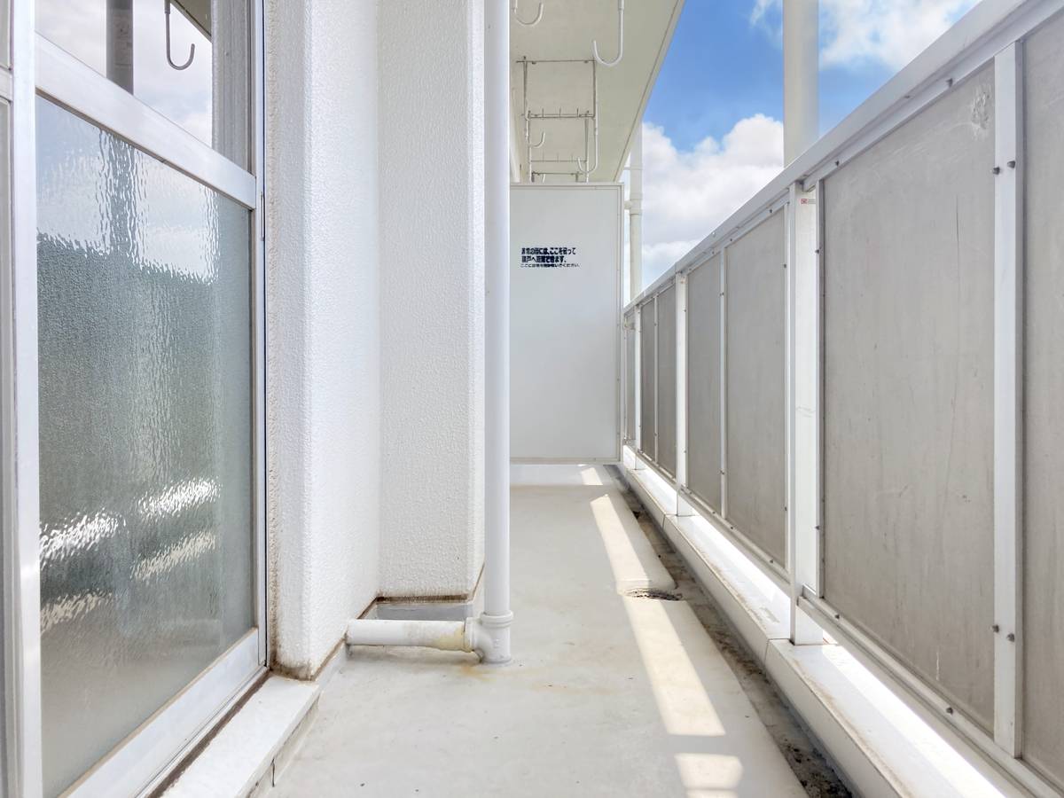 Balkon di Village House Kamitsuma di Shimotsuma-shi