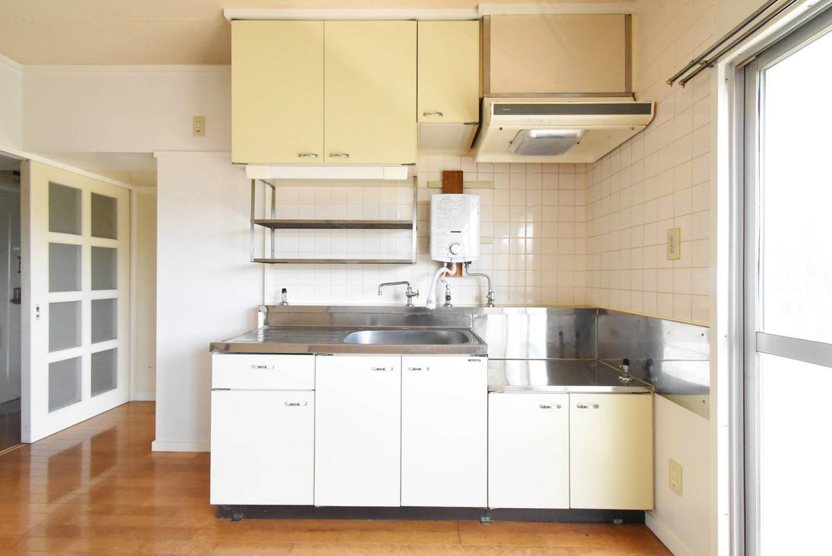 Fukaya-shi ရှိ Village House Kawamoto ၏ မီးဖိုချောင်