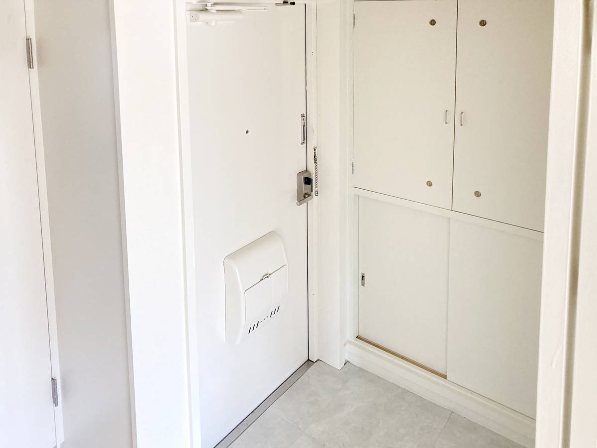 日立市ビレッジハウス十王の玄関