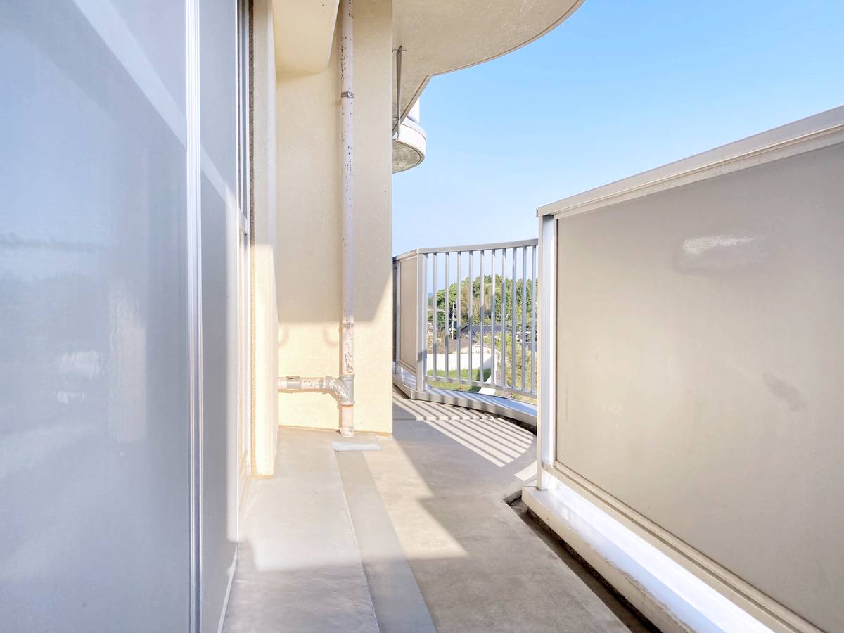 日立市ビレッジハウス十王のバルコニー