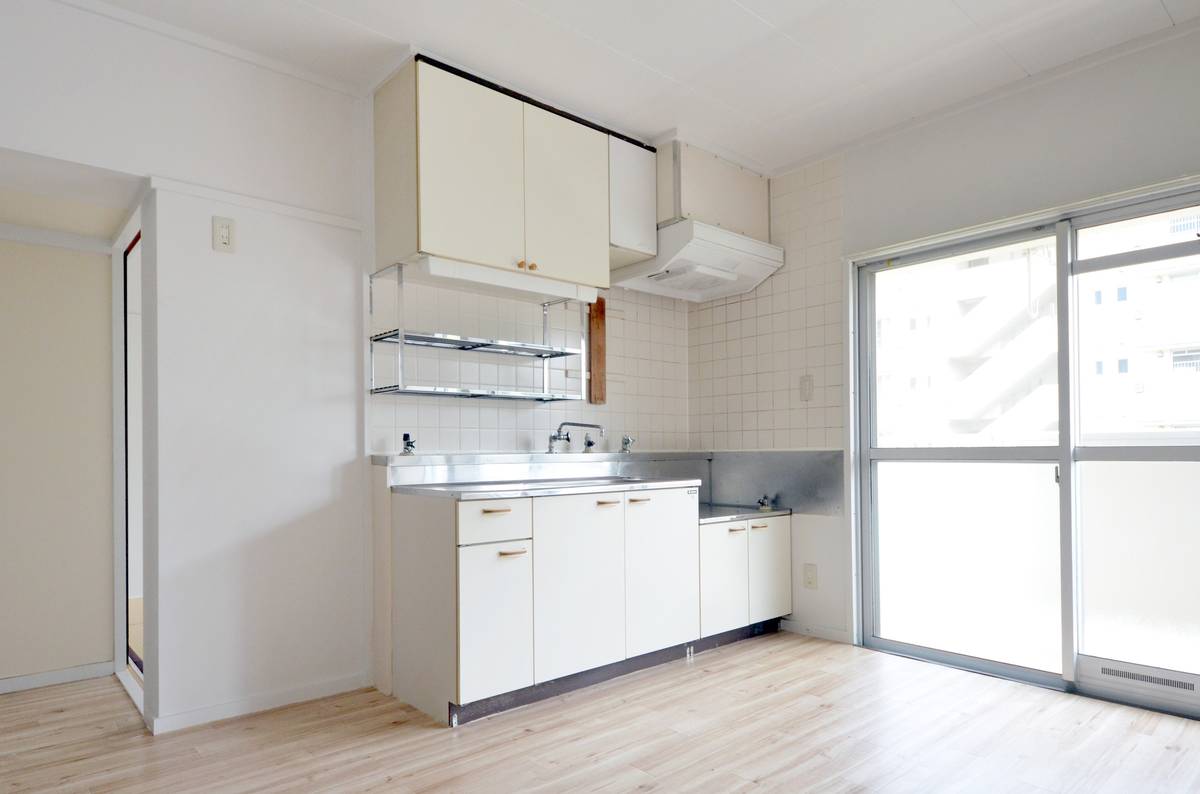 日立市ビレッジハウス十王のキッチン