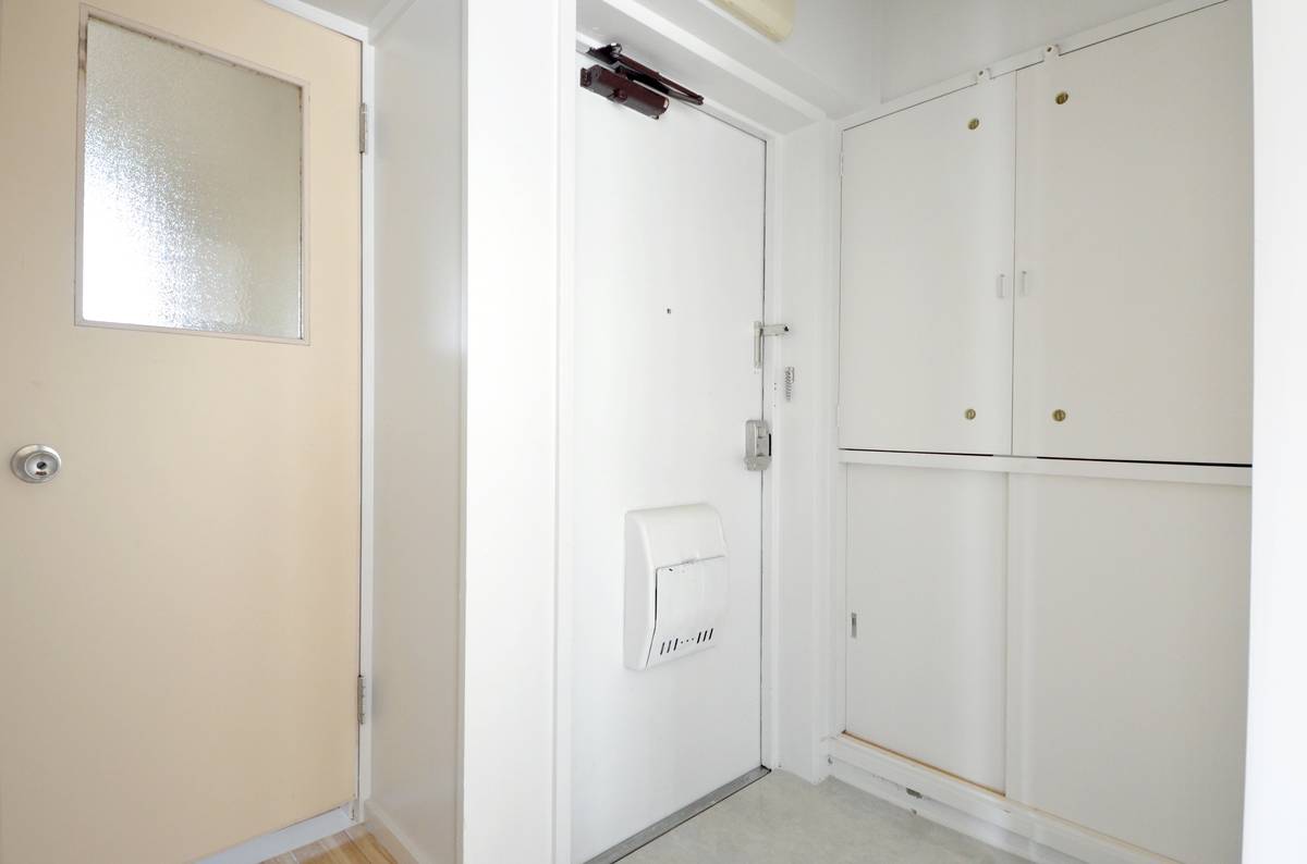 日立市ビレッジハウス十王の玄関