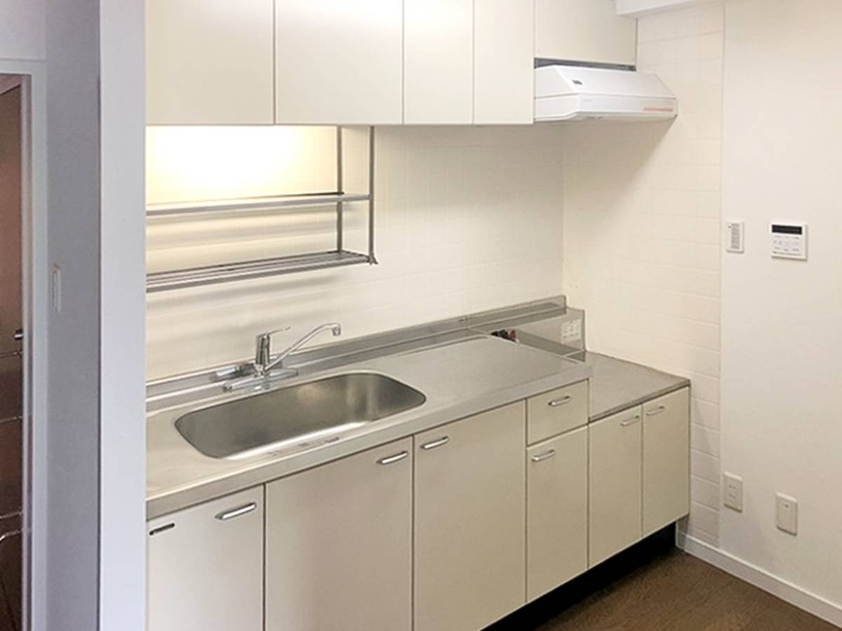 Higashimatsuyama-shi मा Village House Higashi Matsuyama Tower मा किचन