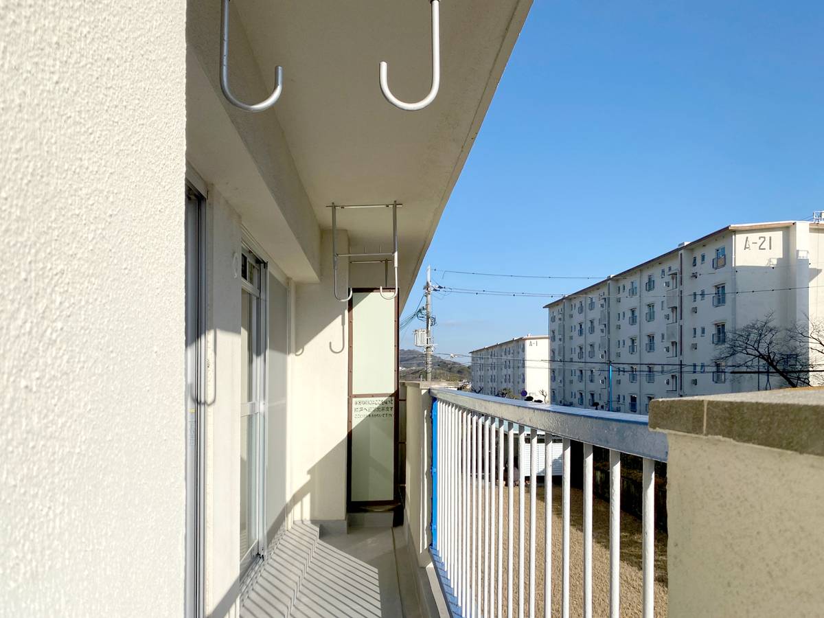 和歌山市ビレッジハウス鳴滝のバルコニー