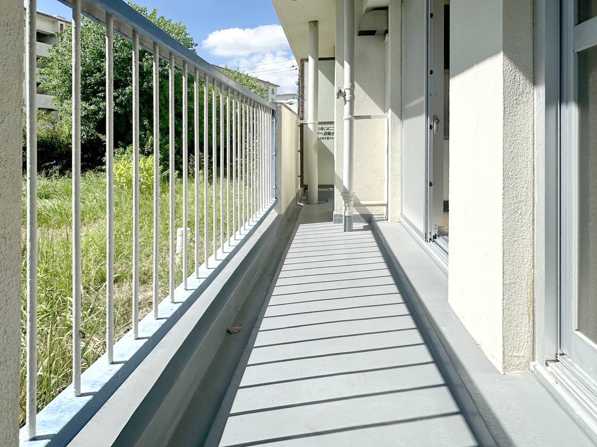 和歌山市ビレッジハウス鳴滝のバルコニー