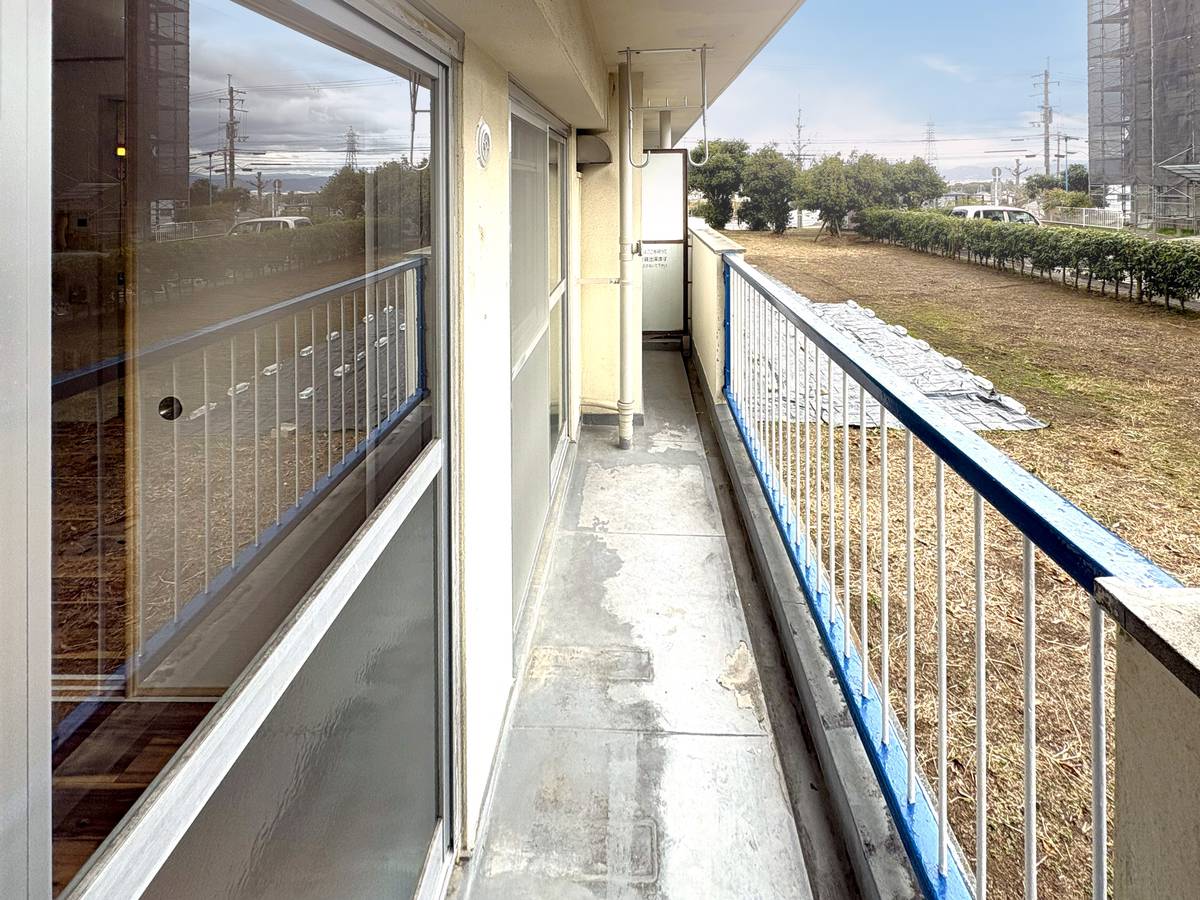 和歌山市ビレッジハウス鳴滝のバルコニー