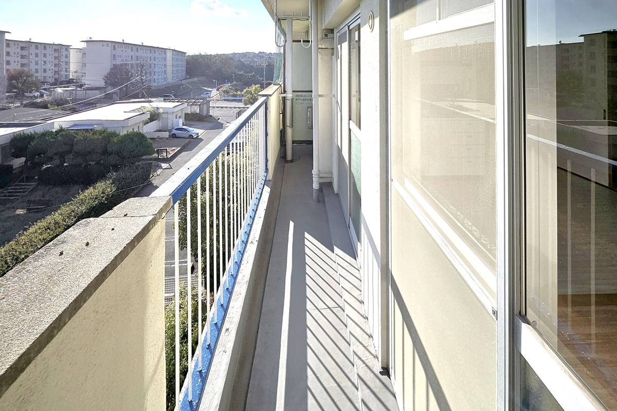和歌山市ビレッジハウス鳴滝のバルコニー