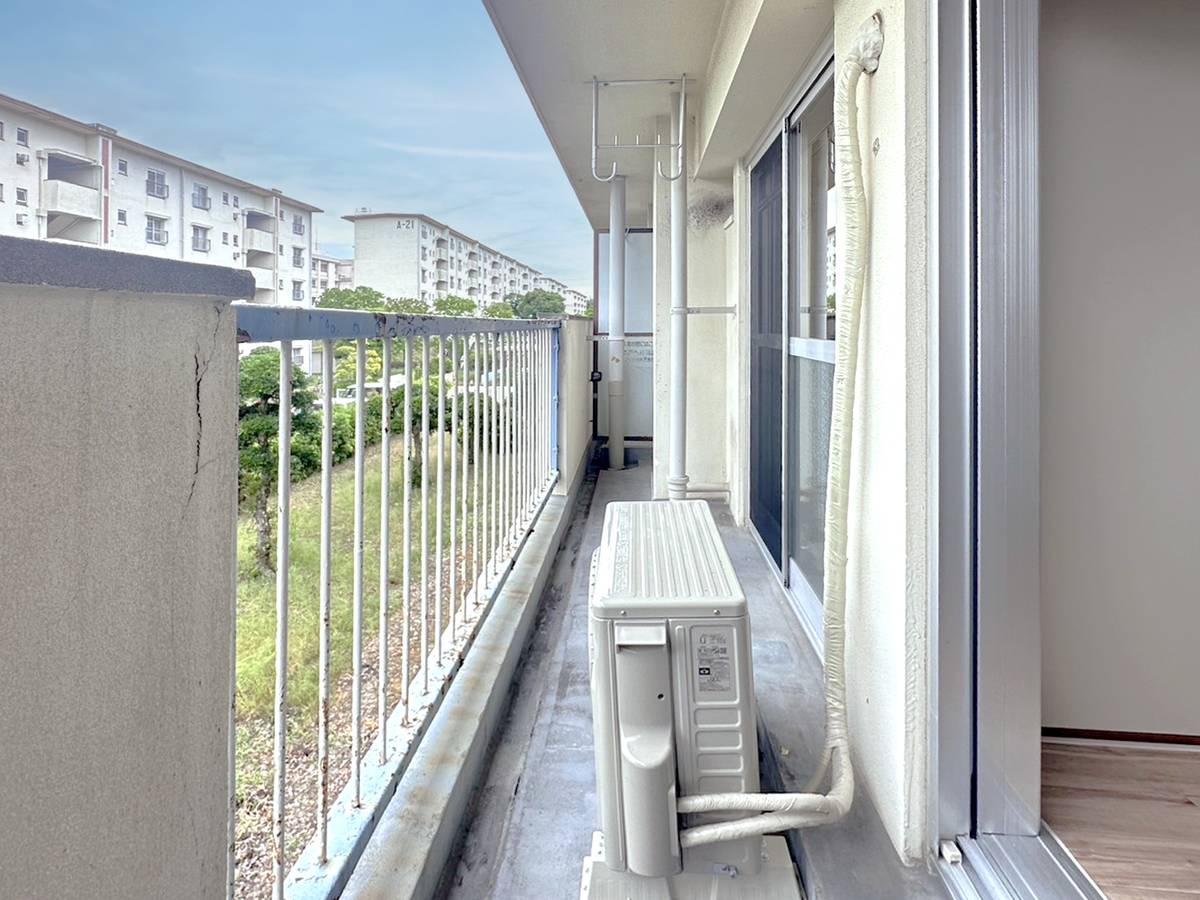 和歌山市ビレッジハウス鳴滝のバルコニー